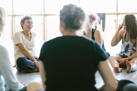 Class with Lily Sloan. Photo by Lynn Lane